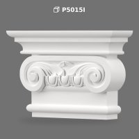 Poliüretan Ionic Pilaster Capital Column Decor Model