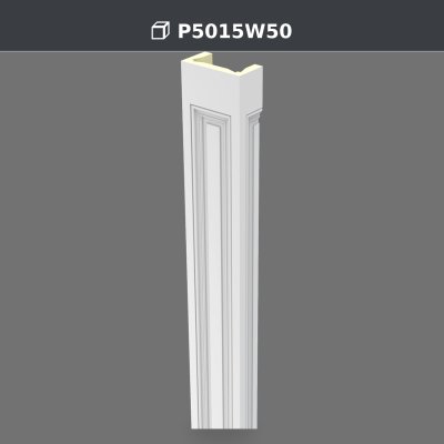 Polyurethane Pilaster Column 8x15x240 cm Decorative Profile