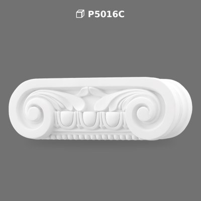 Polyurethane Ionic Pilaster Capital Decorative Header