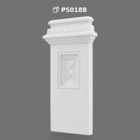 Decorative Polyurethane Pilaster Column Base Plinth