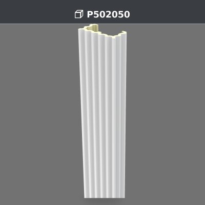 Polyurethane Decorative Material Fluted Pilaster 10x20x240 cm