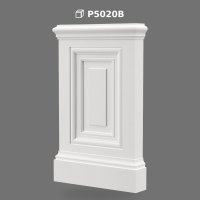 Poliüretan Pilaster Column Base Plinth Block