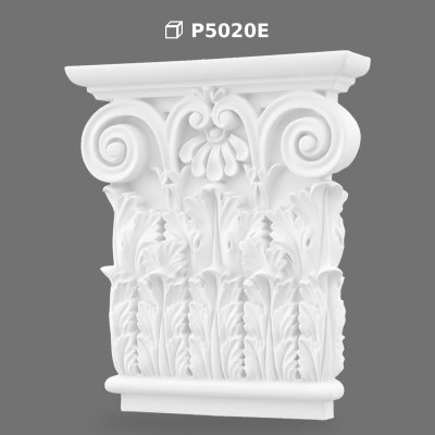 Decorative Polyurethane Corinthian Pilaster Capital