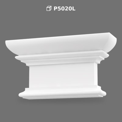 Polyurethane Decorative Pilaster Capital Model