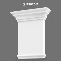 Polyurethane Decorative Pilaster Column Capital Model