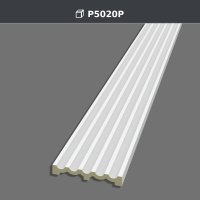 Fluted Polyurethane Pilaster Column for Wall Decoration
