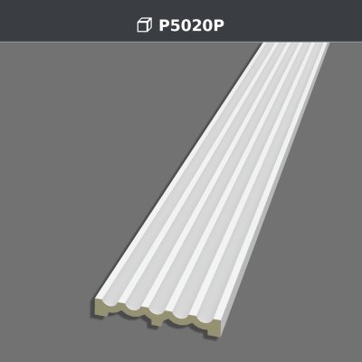 Fluted Polyurethane Pilaster Column for Wall Decoration