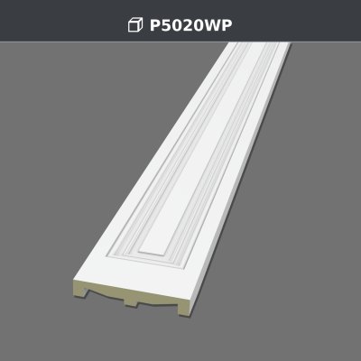 Paneled Polyurethane Pilaster Column Decor