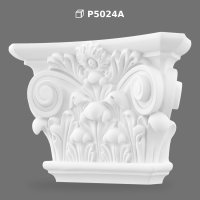Poliüretan Pilaster Capital with Acanthus and Volute Motif