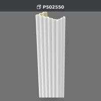 Ribbed Polyurethane Decorative Product Pilaster 13x25x240 cm