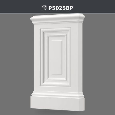 Polyurethane Pilaster Column Base Decorative Plinth Block
