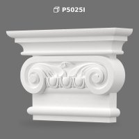 Polyurethane Ionic Pilaster Capital Decorative Column Head
