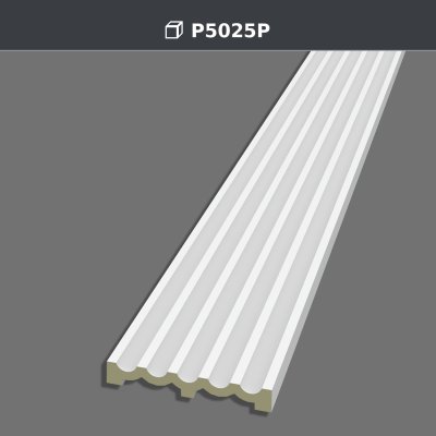 Fluted Polyurethane Pilaster Column for Wall Decoration