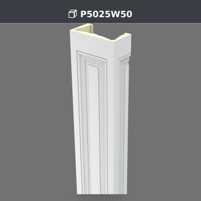 Polyurethane Decorative Product Pilaster Column 13x25x240 cm