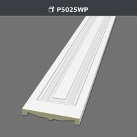 Polyurethane Flat Panel Pilaster Column Wall Decor