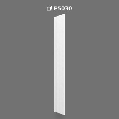 Decorative Polyurethane Fluted Pilaster Column Panel
