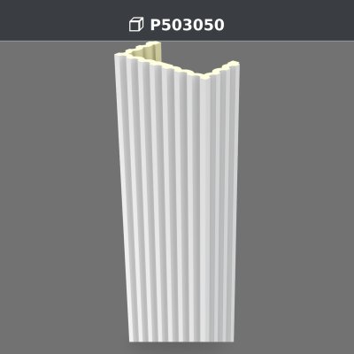 Polyurethane Decorative Pilaster Column 15 x 30 x 240 cm