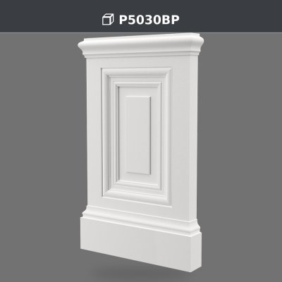 Polyurethane Pilaster Column Base and Pedestal Model