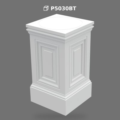 Poliüretan Decorative Pedestal Pillar Column Base