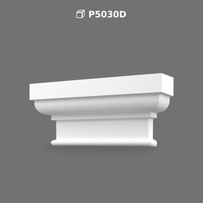 Polyurethane Pilaster Capital Column Head Model