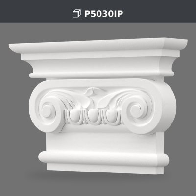 Polyurethane Ionic Pilaster Capital 42cm