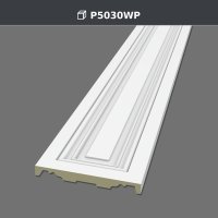 Polyurethan fladt ansigt dekorativt pilaster panel