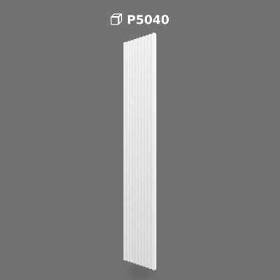 Poliüretan Fluted Pilaster Column Decoration Panel P5040