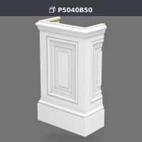 Polyurethane Decoration Product Pilaster Base 23x45x75 cm