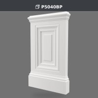 Polyurethane Decorative Pilaster Column Base Plinth