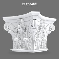Decorative Polyurethane Pilaster Column Capital Model
