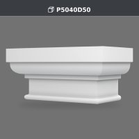 Polyurethane Pilaster Column Detail 28x56x26 cm