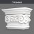P5040I50 Polyurethane decorative material Pilaster Ionic Capital 30x60x41 cm, product view