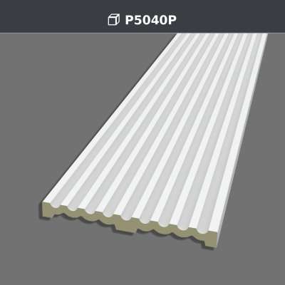 Polyurethane Fluted Pilaster Column Decoration Panel P5040P