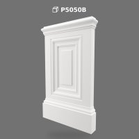 Polyurethane Pilaster Column Base and Architectural Wall Panel