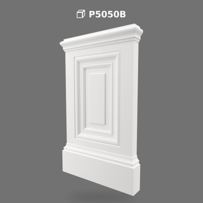 Polyurethane Pilaster Column Base and Architectural Wall Panel