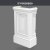 P5050B50 Polyurethane Pilaster Column Base, 28 x 55 x 94 cm, product view