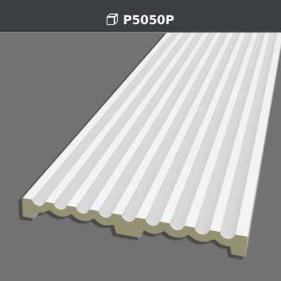 Decorative Polyurethane Fluted Wall Pilaster Column Design