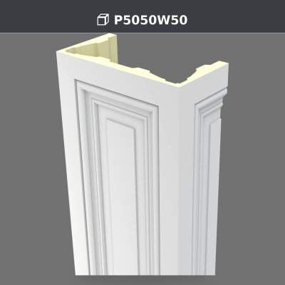 P5050W50 Polyurethane Pilaster Column, 25 x 50 x 240 cm Interior, product photo