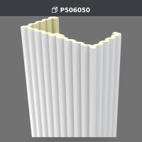 Polyurethane Fluted Pilaster Column, 30 x 60 x 240 cm – P506050