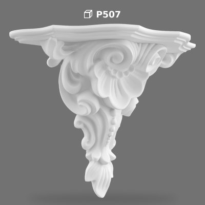 Decorative Polyurethane Corbel Bracket P507