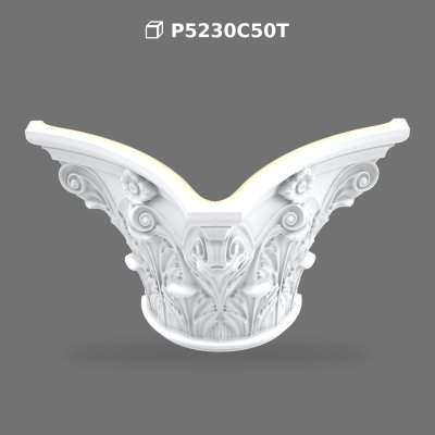 Classic Decorative Polyurethane Column Capital Designs