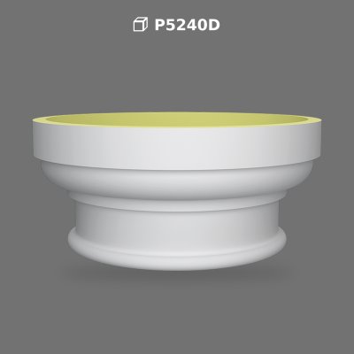 Decorative Polyurethane Column Base and Capital Model