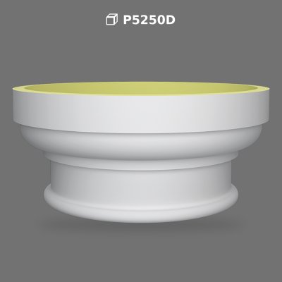 Decorative Polyurethane Column Base and Capital Design