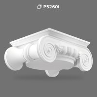 Decorative Polyurethane Ionic Column Capital Model