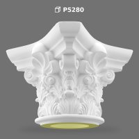 Polyurethane Column Capital Classic Decorative Architectural Model