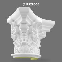 Poliüretan Decorative Column Capital with Acanthus Leaves