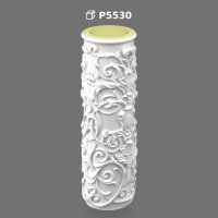 Polyurethane Decorative Relief Column Shaft and Pedestal