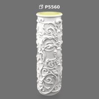 Ornate Polyurethane Decorative Column Shaft and Pedestal