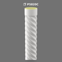 Polyurethane Spiral Column Shaft for Facades and Interiors