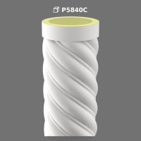 Polyurethane Spiral Column Body for Architectural Decor